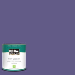 1 qt. #S-G-640 Purple Balloon Semi-Gloss Enamel Low Odor Interior Paint & Primer