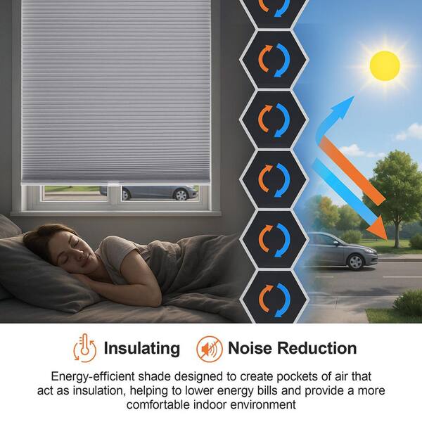 Chicology Cut-to-Width Evening Mist Blackout Cordless Polyester