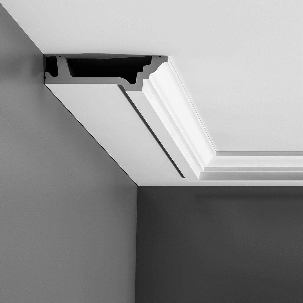 Primed White Polyurethane Crown Moulding 78-inch