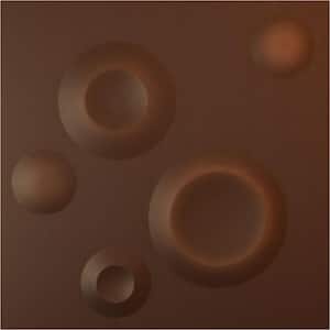 Cole Aged Metallic Rust 1/3 in. x 1 ft. x 1 ft. Metallic PVC Decorative Wall Paneling 1-Pack