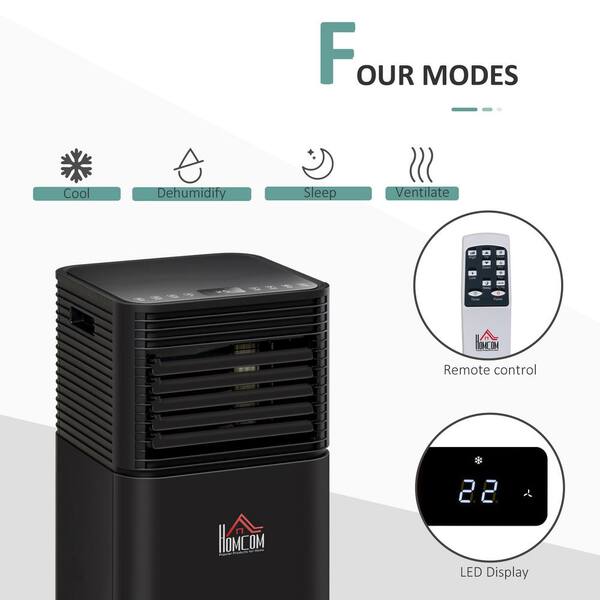 homcom air conditioner sleep mode