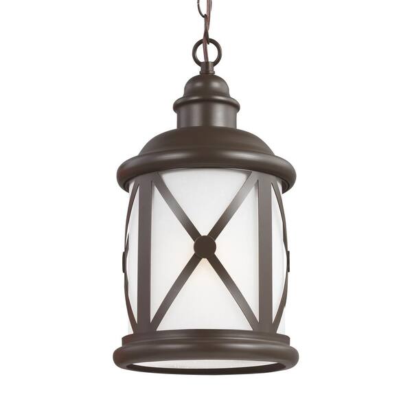 Generation Lighting Lakeview Antique Bronze 1-Light Outdoor Hanging Pendant