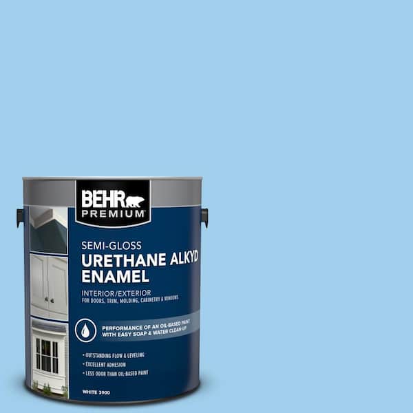 1 gal. #P510-2 Mediterranean Charm Urethane Alkyd Semi-Gloss Enamel Interior/Exterior Paint
