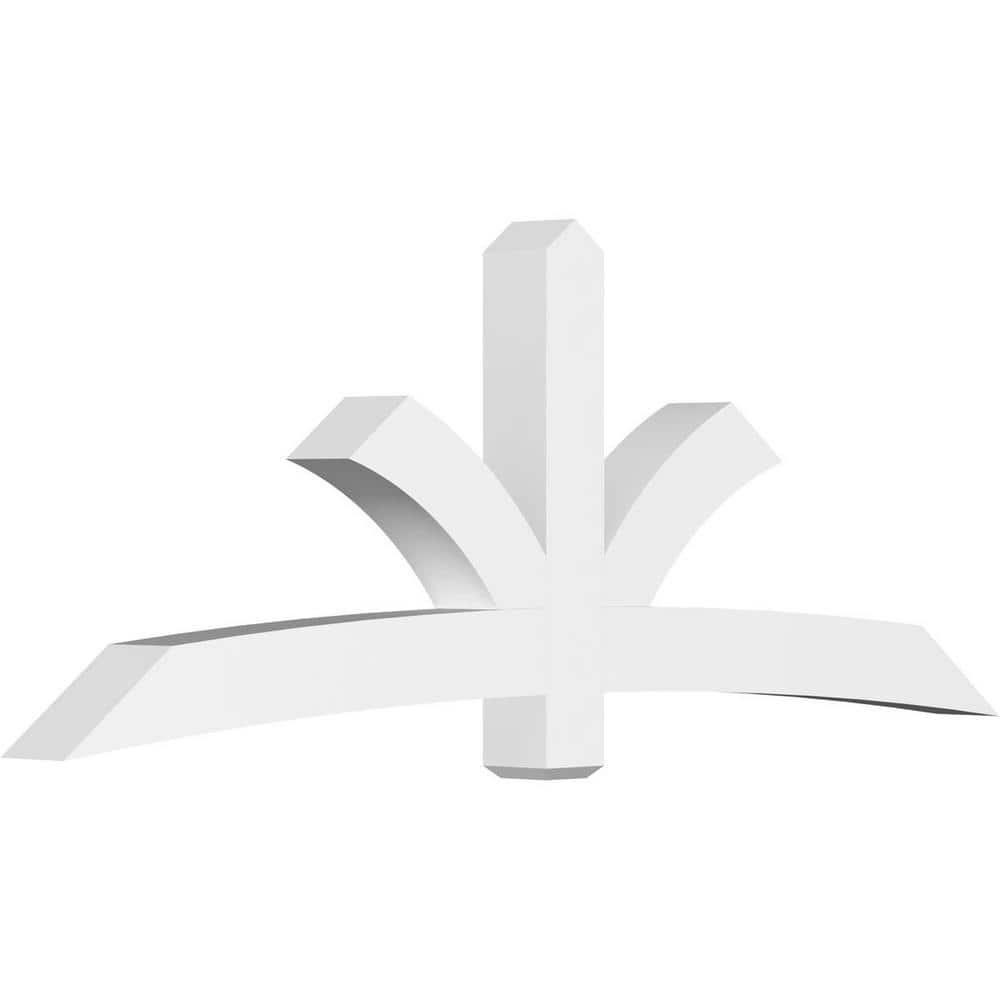 96 in. W x 36 in. H x 6 in. D x 6 in. F, 9/12 Pitch, Davenport Signature Urethane Gable Bracket, Primed Tan price history on PriceWatchPro