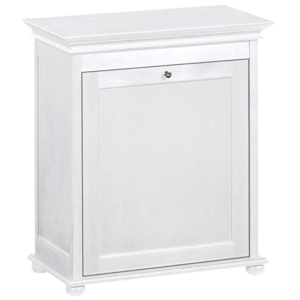 Home Decorators Collection Hampton Harbor 24 In Single Tilt Out Hamper White Bf 24162 Wh - Home Decorators Collection Hamper