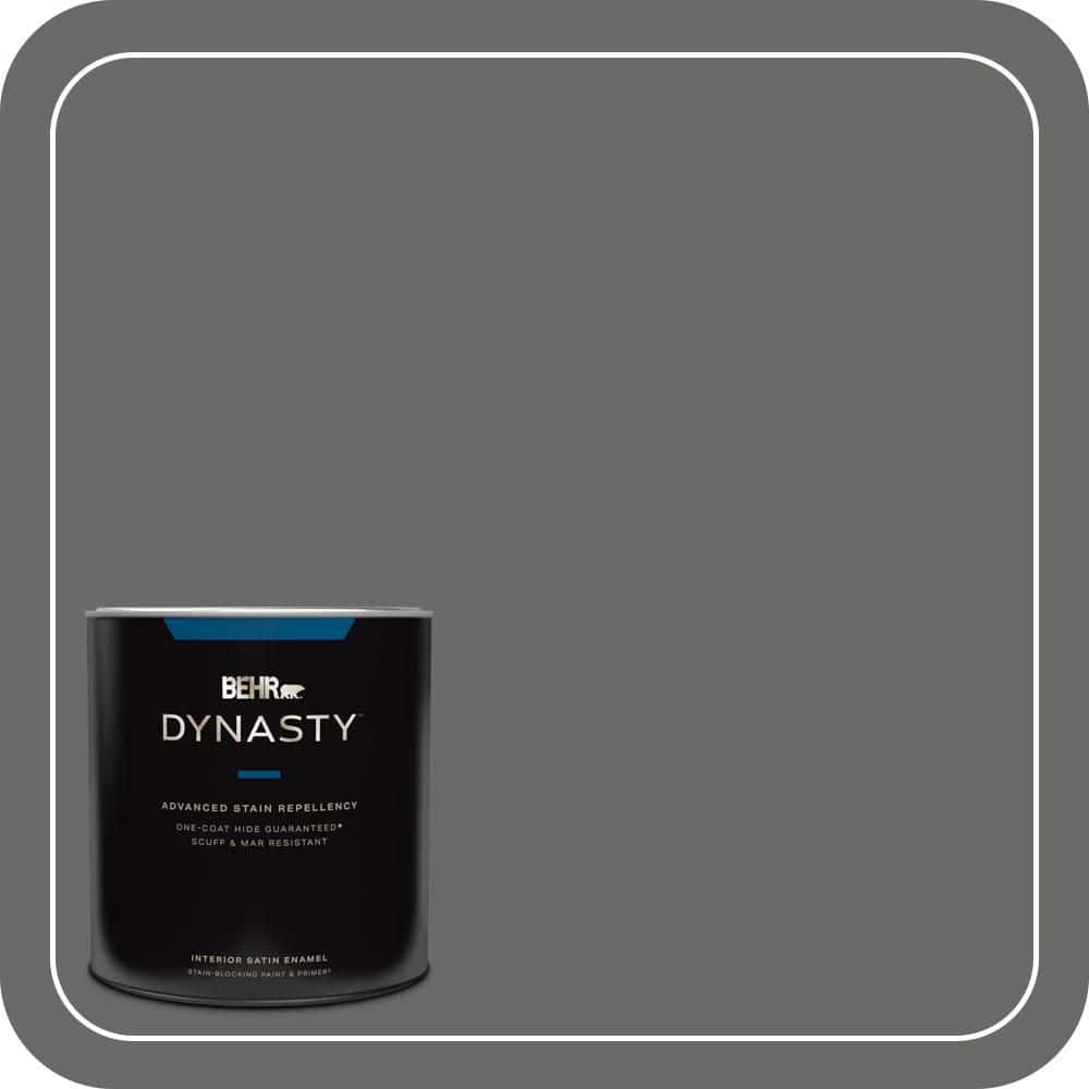1 qt. #BNC-26 Lunar Basalt Satin Enamel Interior Stain-Blocking Paint and Primer price history on PriceWatchPro