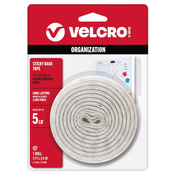 VELCRO 5 ft. x 3/4 in. Sticky Back Tape