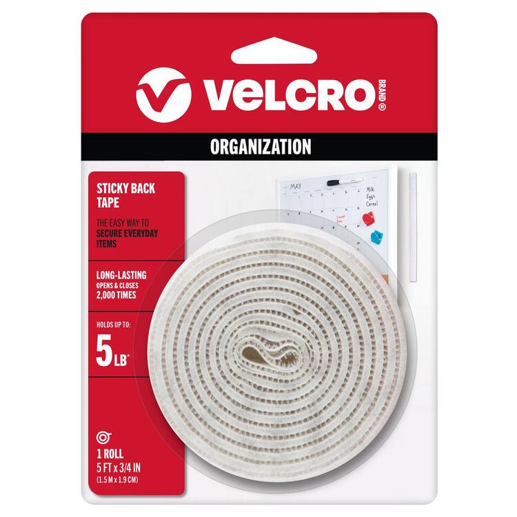 VELCRO 5 ft. x 3/4 in. Sticky Back Tape