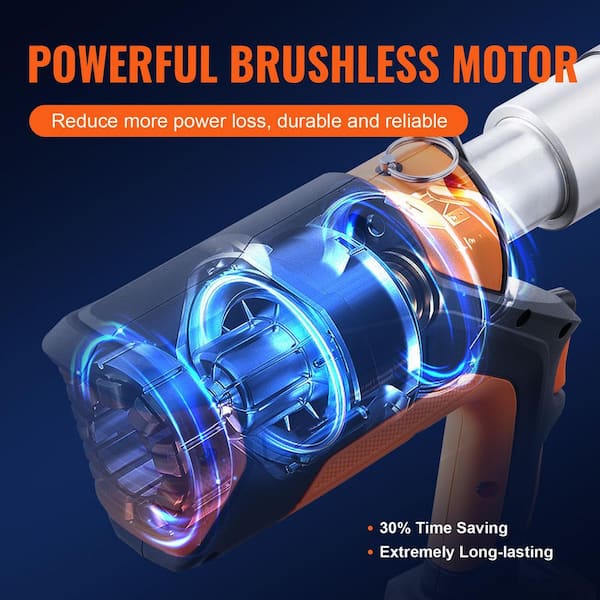 18V Cordless Pipe Crimper for 1/2 in.-2 in. Stainless Steel, Copper, PEX, with 360° Swivel, Brushless Motor and 6 Jaws