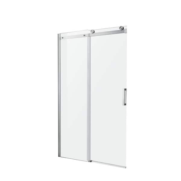 ANZZI Rhodes Series 57 to 60 in. x 76 in. H Sliding Frameless
