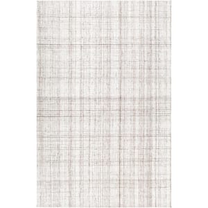 Sammy Off-White 8 ft. x 10 ft. Plaid Indoor Area Rug