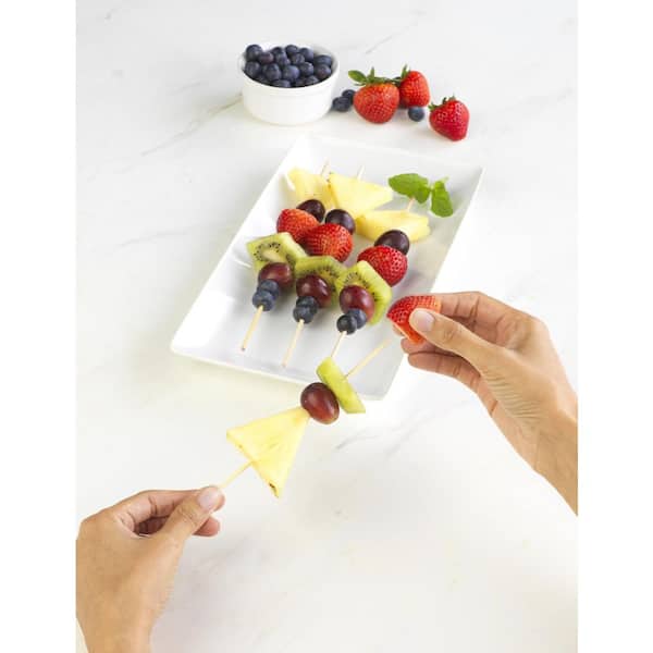 DecorRack Bambusspieße 25,4 Cm – 400 Stück Natürliche Holzspieße, Stabil, Scharf, Für BBQ, Marshmallows, Obst & DIY DecorRack Bambusspieße 25,4 Cm – 400 Stück Natürliche Holzspieße, Stabil, Scharf, Für BBQ, Marshmallows, Obst & DIY