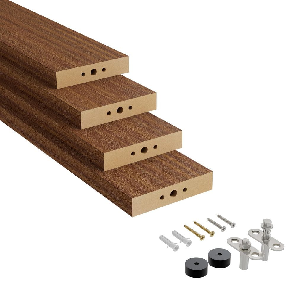 96 in. Warm Maple Rotational Wood Slat Room Siding Divider (Set of 4pc) price history on PriceWatchPro