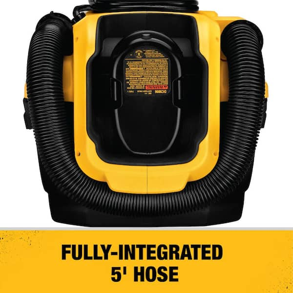 DEWALT 2 MAX Cordless/Corded Wet/Dry Vacuum with Bonus 20-Volt MAX XR Lithium-Ion Premium Battery Pack 4.0 Ah-DCV581HW204 - The Home Depot