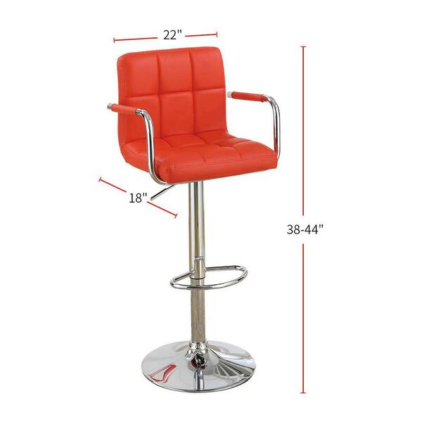 Red counter height discount chairs