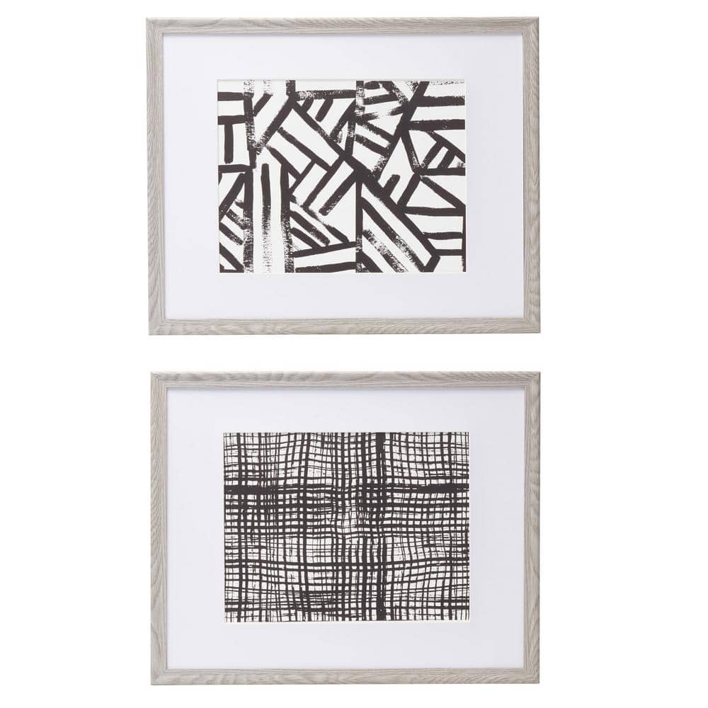 Melannco 16 in. x 20 in. Gray Wood Picture Frames Holds 16x20 in. Photo without Mat and 11x14