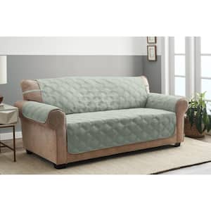 Hampton Celadon 1-Piece Diamond Secure Fit XL Sofa Furniture Cover