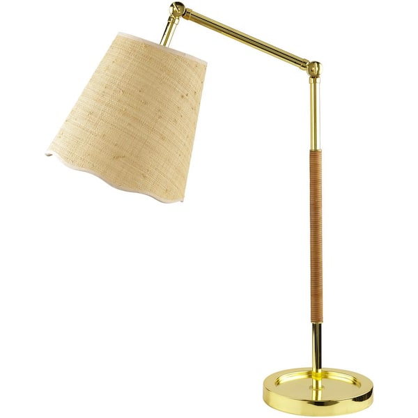 Livabliss Magda MAG-001 25 in. H x 17 in. W x 9 in. D Accent Table Lamp, Beige