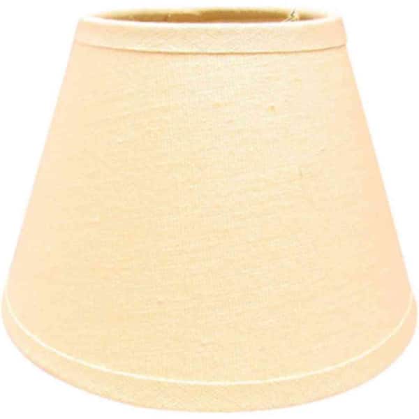 Finishing Touch Hardback Beige York Linen Chandelier Shade