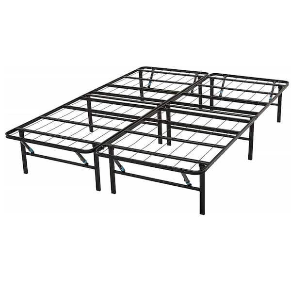 OMNE SLEEP Steel Black King Platform Foundation OSHR66 - The Home Depot