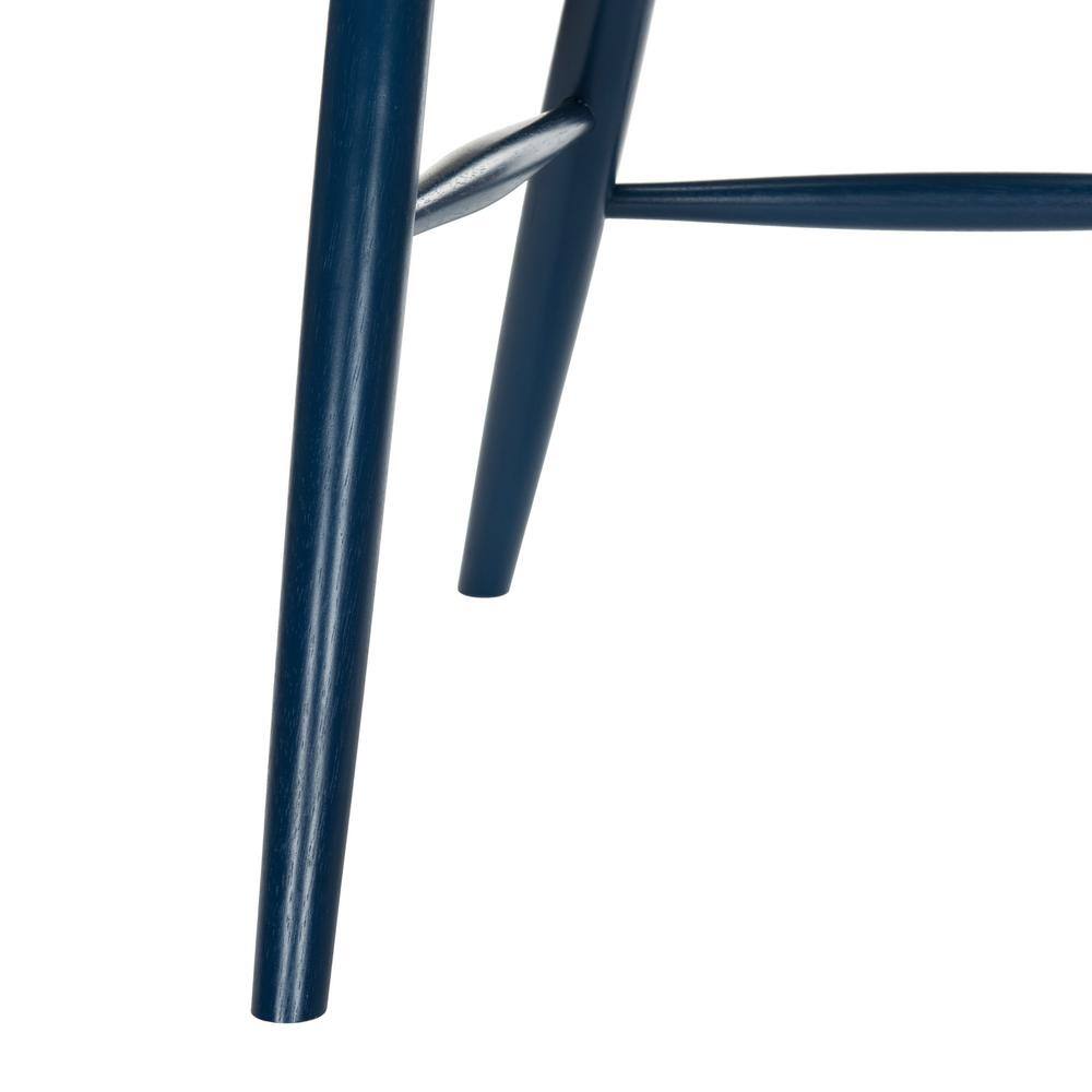 Navy High Back Wood Windsor Side Chair