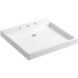 Purist Wading Pool Fireclay Vessel Sink in White
