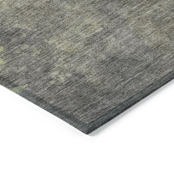 Chantille Machine Washable Indoor/Outdoor Abstract ACN1983 Aloe 8 ft. x 10 ft. Area Rug