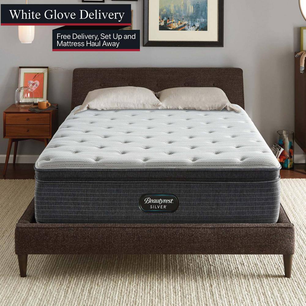 Beautyrest Silver BRS900 15in. Plush Hybrid Pillow Top King