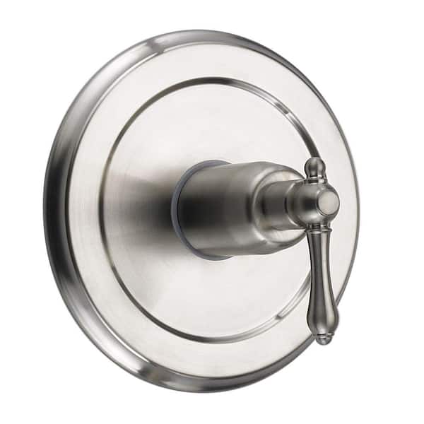 Fontaine Bellver Single-Handle Valve Trim Kit with Pressure Balanced Valve in Brushed Nickel