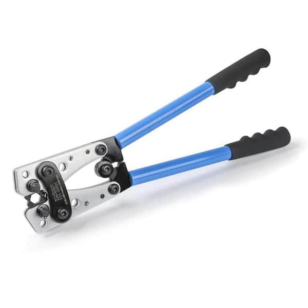 Angel Sar 15.75 in. Height 3.28 lbs. Weight PVC Cable Lug Crimping Tool for Heavy Duty Wire Lugs, Battery Terminal