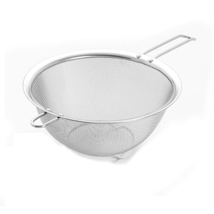 9 in. Stainless Mesh Strainer with Long Riveted Handle