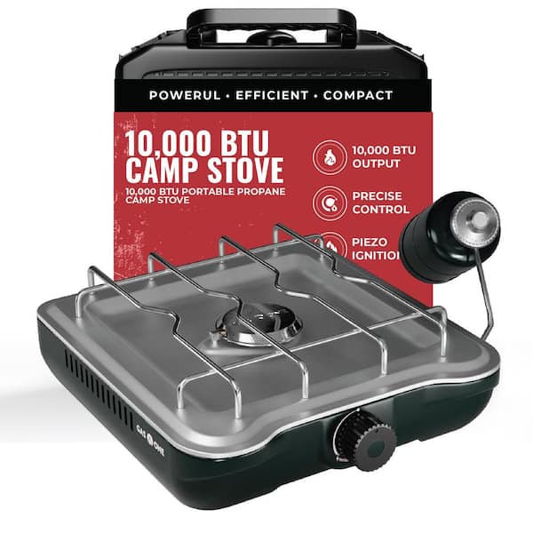 Single Portable Propane Camp Stove in Midnight Blue