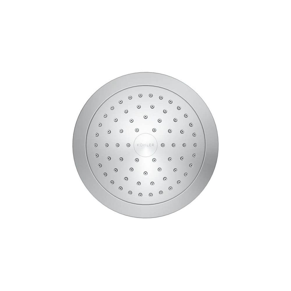 Polished Chrome Single-Function Wall-Mount Showerhead