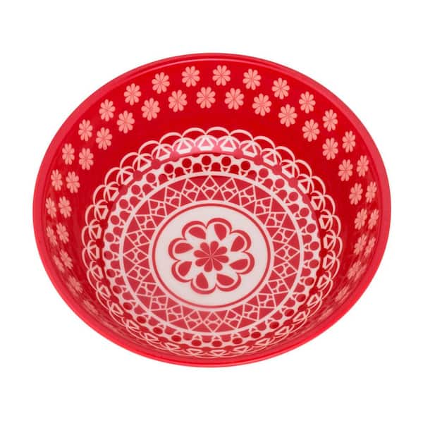 Supreme Dog Bowls Red/Silver (Set of 2) S/S 23