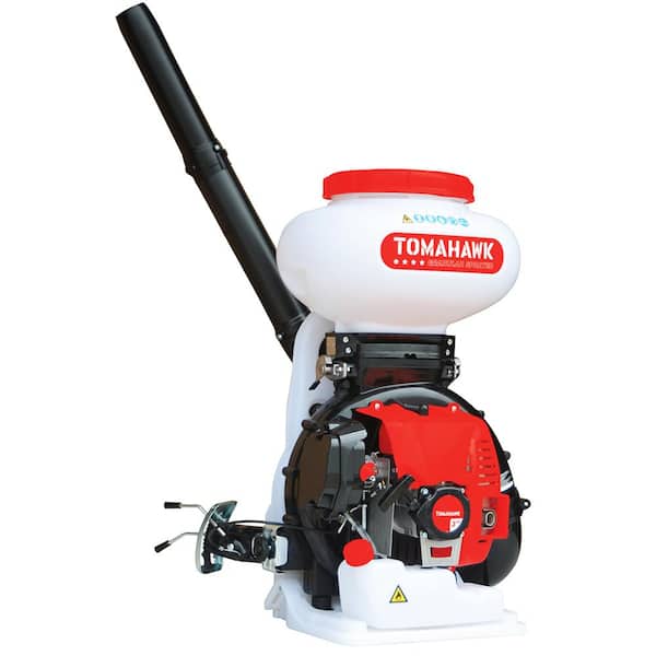 Tomahawk Power Gal. Backpack Motorized Spreader for Granular Fertilizer,  Seed, Feed, Salt Ice TGS30 The Home Depot