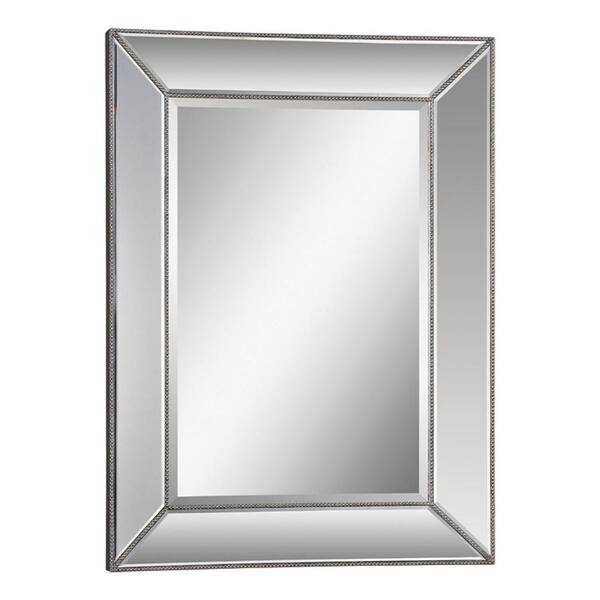 Ren-Wil Large Novelty Silver Shatter Resistant Classic Mirror (46 in. H x 34 in. W)