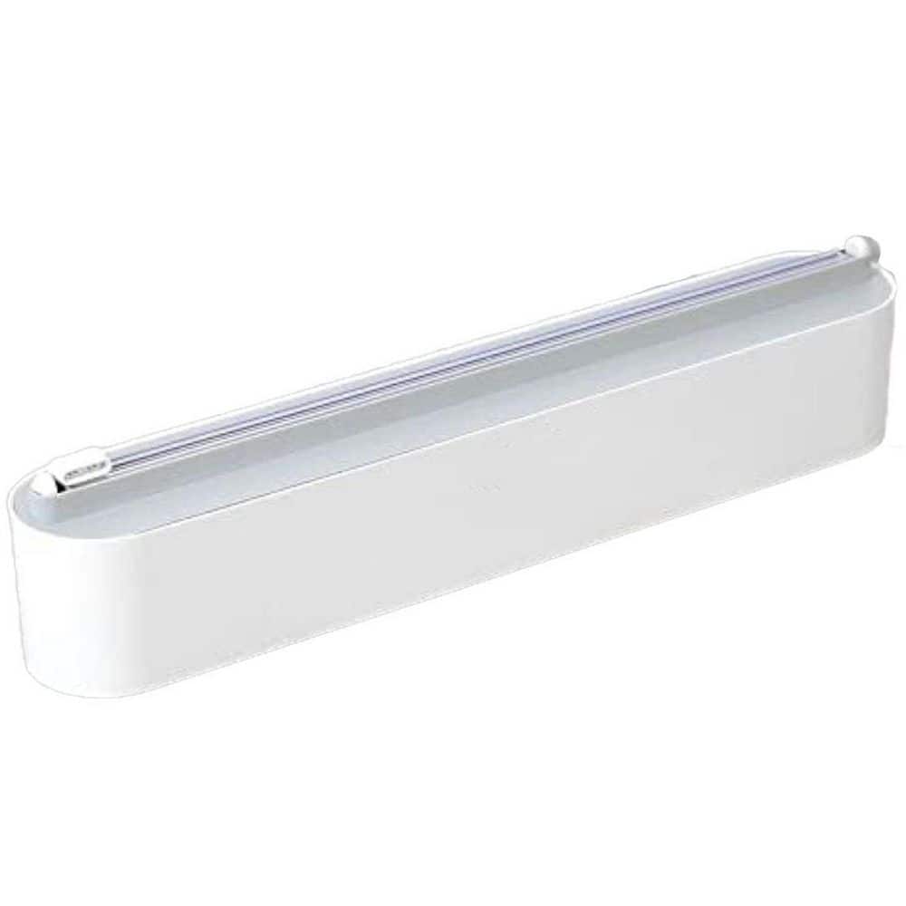 Plastic Wrap Dispenser Cutter Magnetic Refillable Holds 1.56 lb. 14.4 L x 2.36 W ABS Material Cling Film Foil Cutter price history on PriceWatchPro