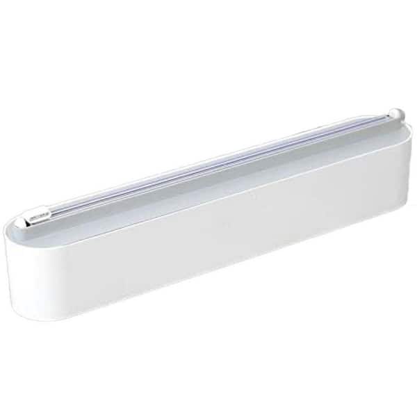 N/A Plastic Wrap Dispenser Cutter Magnetic Refillable Holds 1.56 lb. 14.4 L x 2.36 W ABS Material Cling Film Foil Cutter