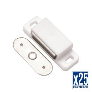 RecPro Black RV Baggage Door Catch Clips - Rounded Compartment Hardware (2 Pack)