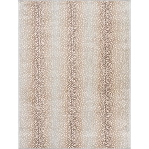 Pablo Camel/Light Gray 7 ft. 10 in. x 10 ft. Area Rug