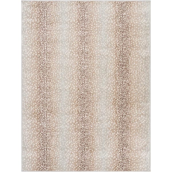 Livabliss Pablo Camel/Light Gray 7 ft. 10 in. x 10 ft. Area Rug