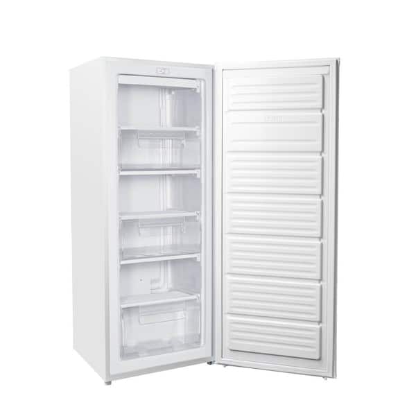 6.0 cu. ft. Manual Defrost Upright Freezer in White