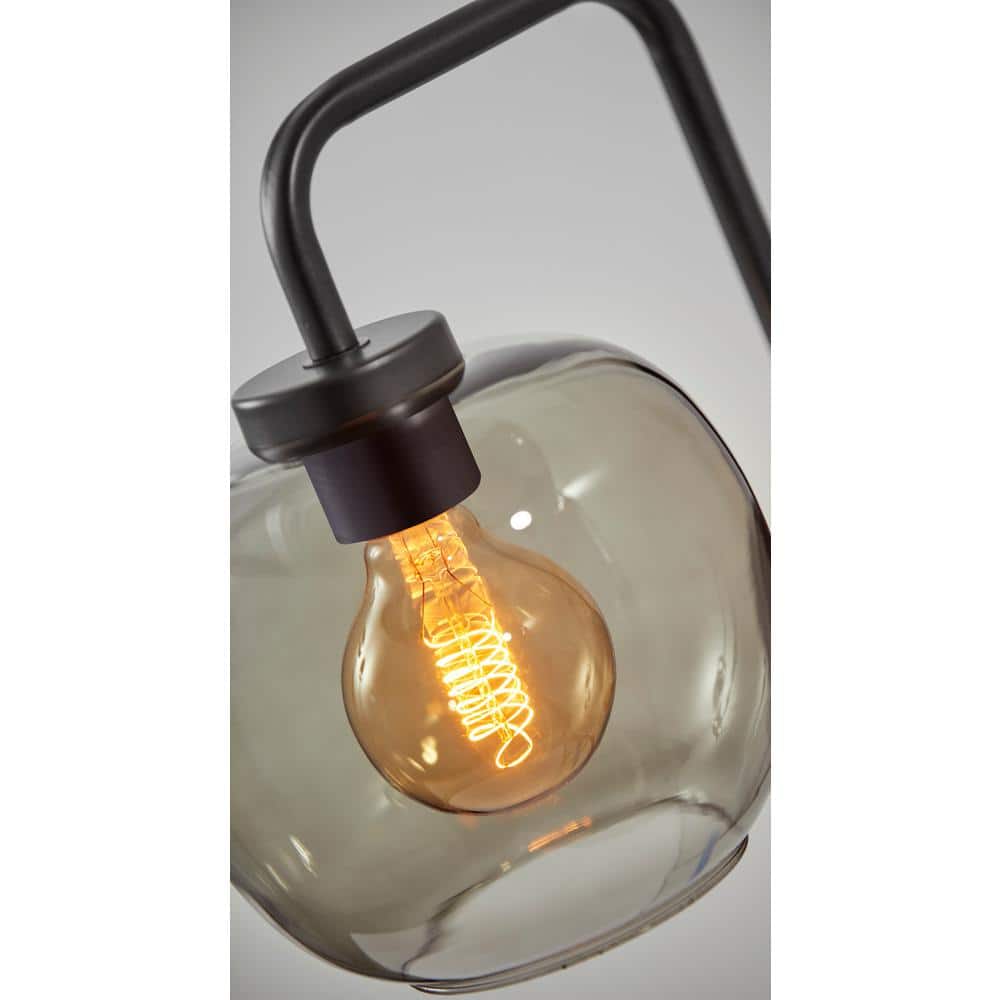 Matte Black Metal Direct Wired Plug-In Wall Sconce