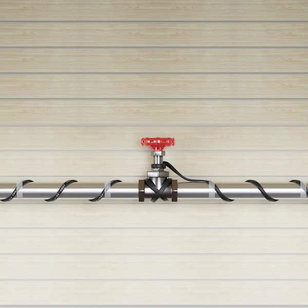 Self-Regulating Pipe Heating Cable, 30-ft. 5W/ft. Heat Tape for Pipes Freeze Protection, Protects PVC Hose, 120V