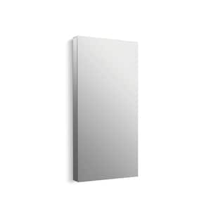 Maxstow 20 in. x 40 in. Aluminum Frameless Surface-Mount Soft Close Medicine Cabinet with Mirror