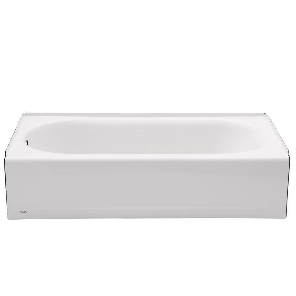 American Standard Princeton 60 in. x 30 in. Soaking Bathtub with Left Hand Drain in White -  2390202.020