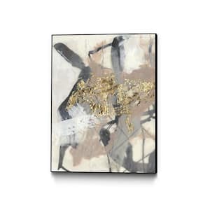 18 in. x 24 in. "Golden Blush I" by Jennifer Goldberger Framed Wall Art