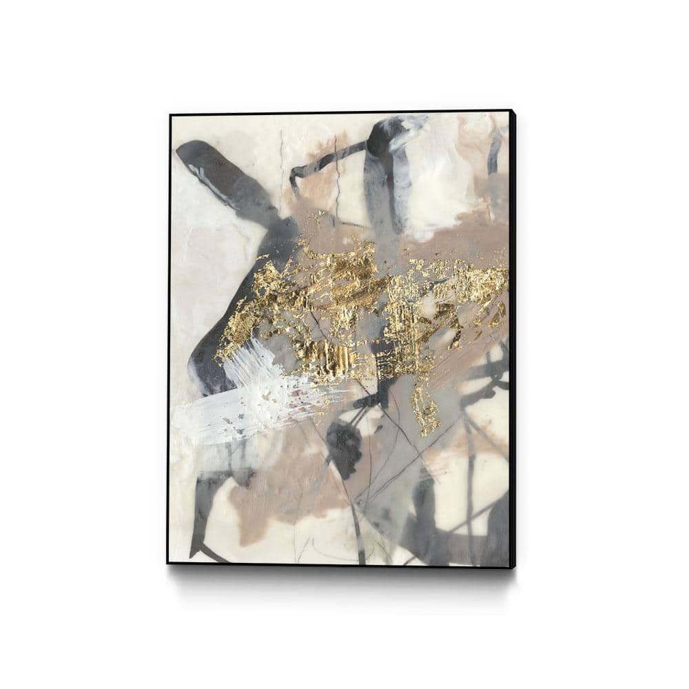 Shimmery Wall Art, Gold Black Luxury Wall Art Framed Canvas Prints Wal –  UnixCanvas