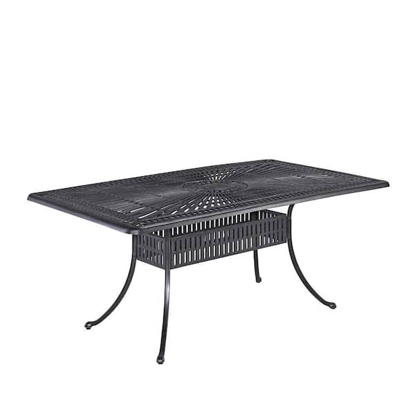 Homestyles Grenada Charcoal Gray Cast, Home Depot Dining Table Outdoor