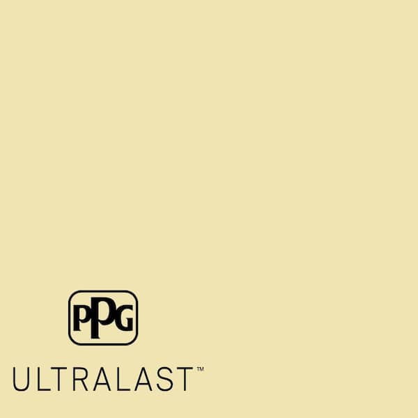 PPG UltraLast 1 qt. #PPG1108-3 Butter Cookie Eggshell Interior Paint and Primer